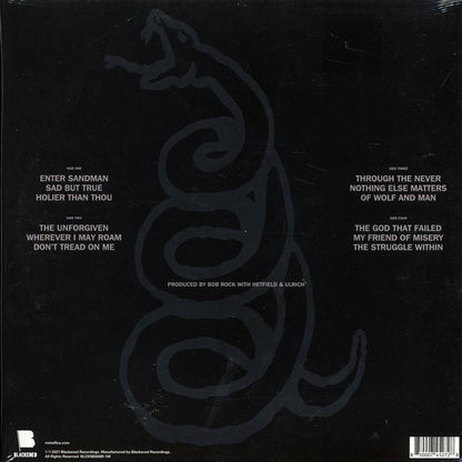 Metallica - Metallica (2xLP) (black marble) (remastered) Vinyl Record