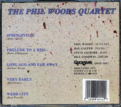Phil Woods Quartet - Live From New York (Live At The Village Vanguard) Music CD