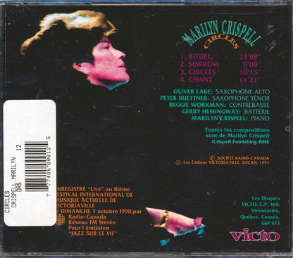 Marilyn Crispell - Circles Music CD