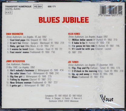 Dinah Washington, Jimmy Witherspoon, Joe Turner, Helen Humes - Blues Jubilee Music CD