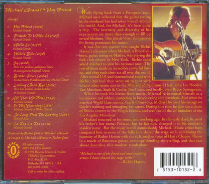 Michael Grande - Hey Friend Music CD
