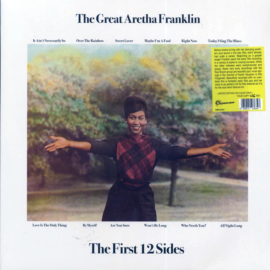 Aretha Franklin - The Great Aretha Franklin (ltd. 500 copies made) (clear vinyl) Vinyl Record
