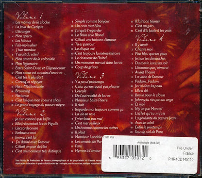 Edith Piaf - Anthologie (77 tracks) (4xCD) Music CD