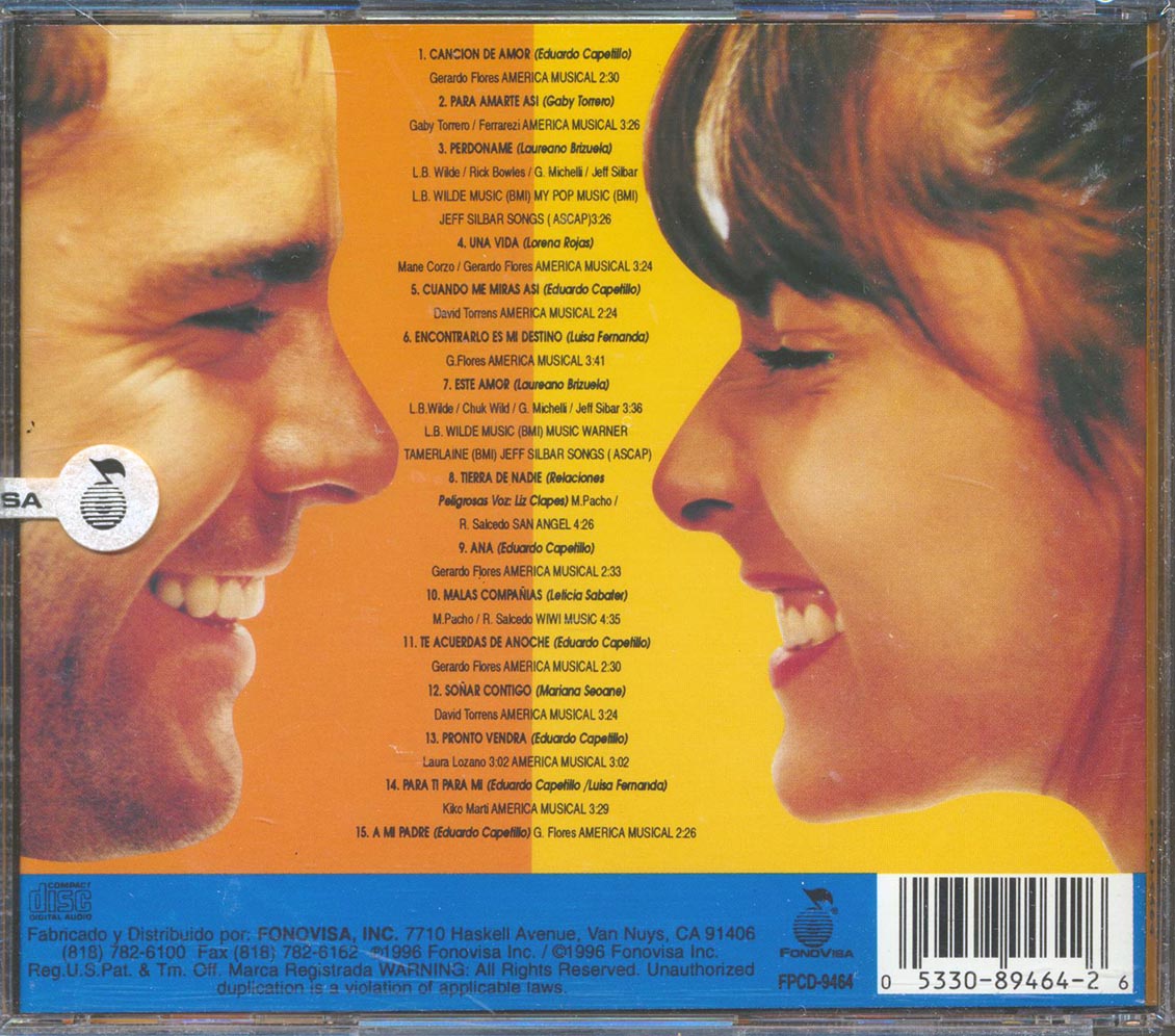 Various - Cancion De Amor Music CD