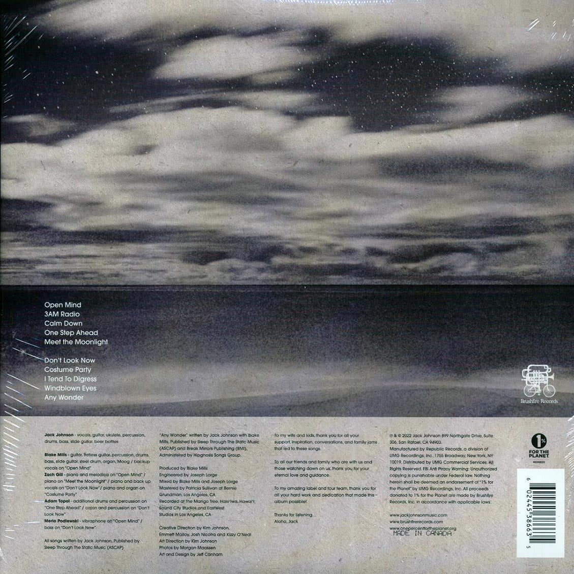 Jack Johnson - Meet The Moonlight (180g) Vinyl Record