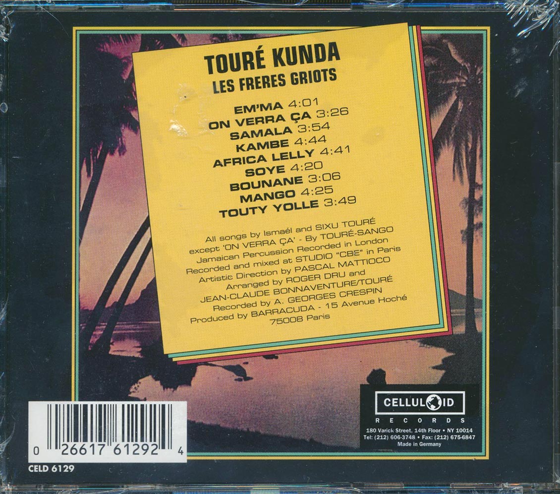 Toure Kunda - Les Freres Groits Music CD