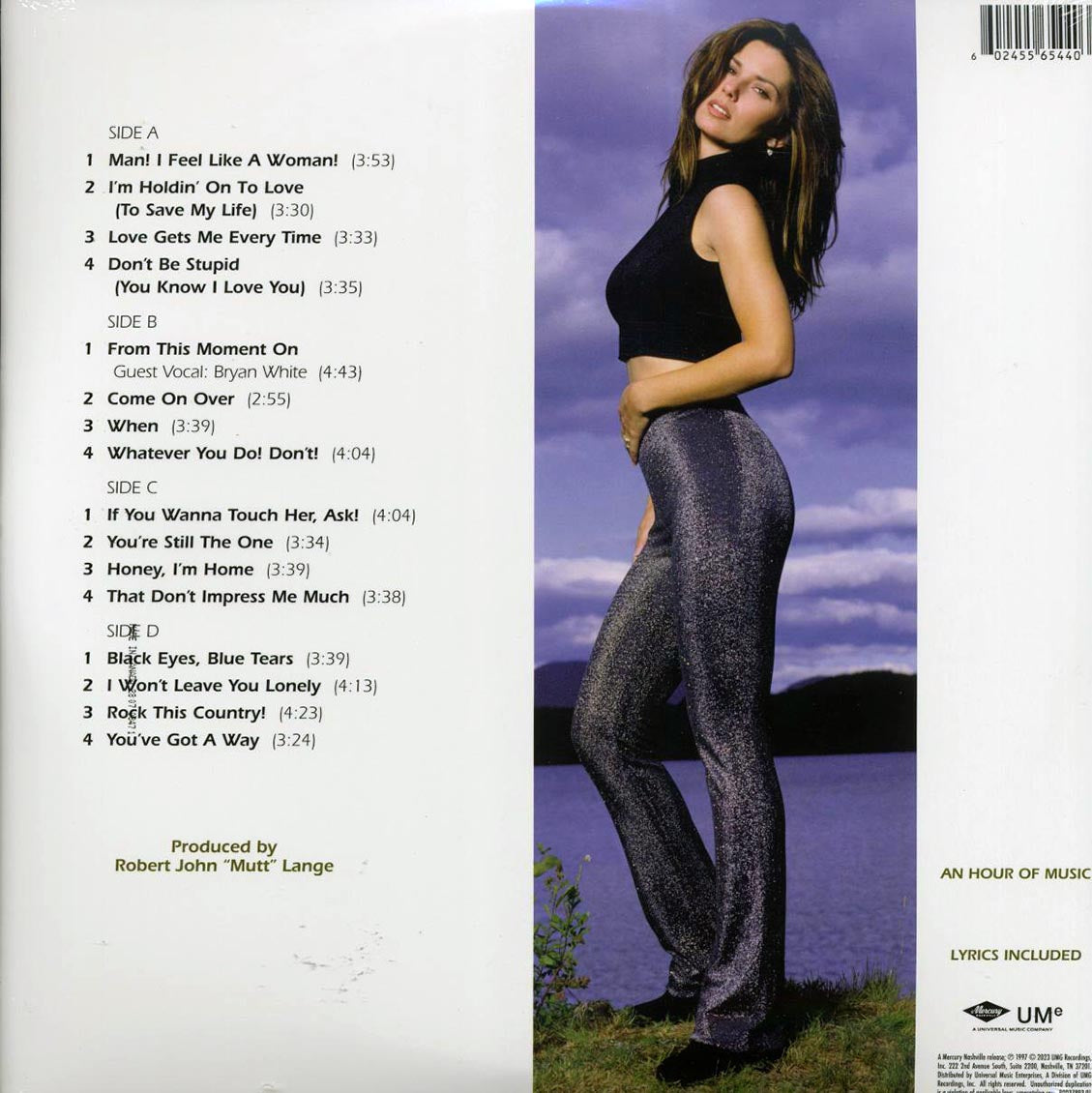 Shania Twain - Come On Over (25th Anniv. Ed.) (2xLP) (180g) Vinyl Record