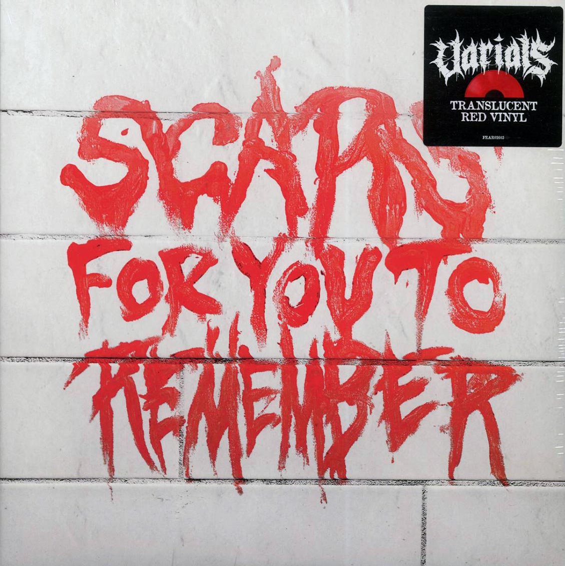 Varials - Scars For You To Remember (red vinyl) Vinyl Record