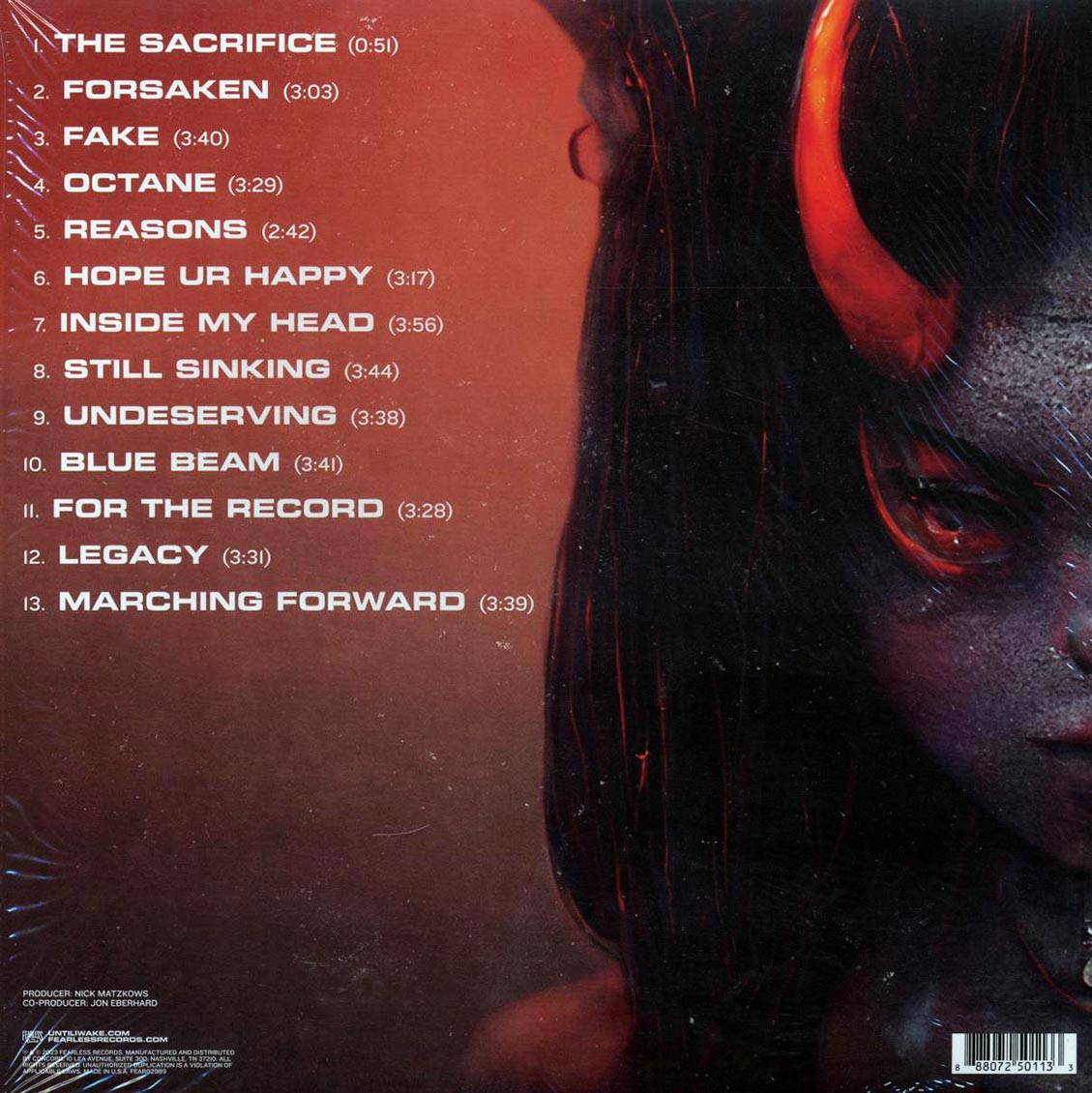 Until I Wake - Inside My Head Vinyl Record