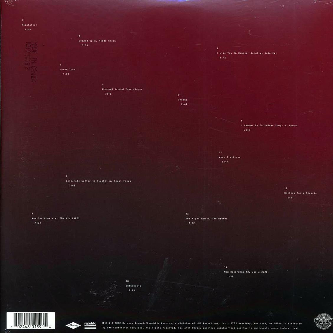 Post Malone - Twelve Carat Toothache (ltd. ed.) (2xLP) (yellow vinyl) Vinyl Record