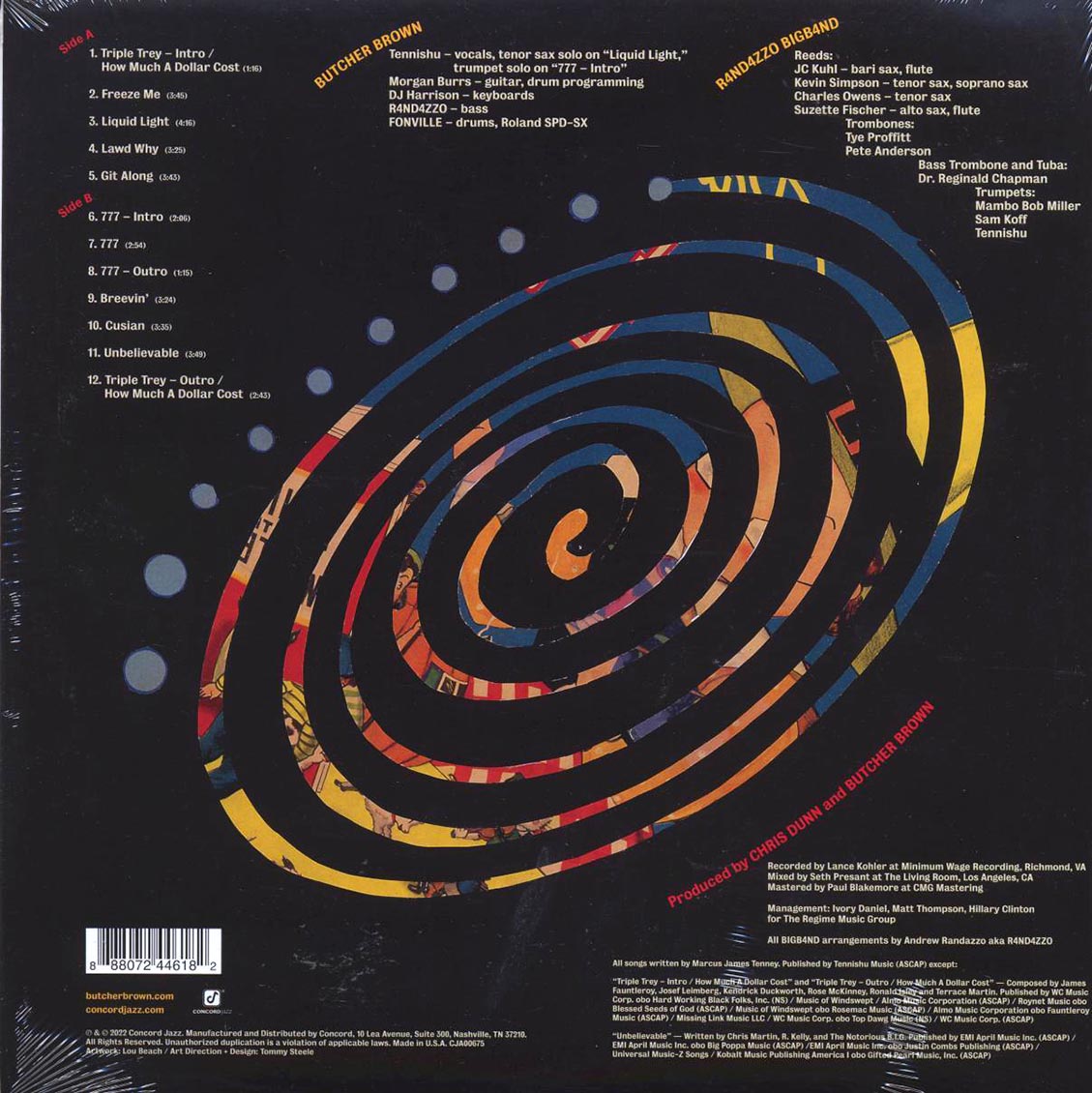 Butcher Brown, Tennishu, R4nd4zzo Bigb4nd - Triple Trey (incl. a bonus 45rpm vinyl) Vinyl Record