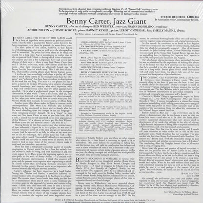 Benny Carter - Jazz Giant (180g) Vinyl Record