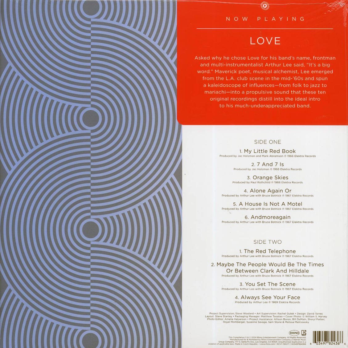 Love - Now Playing (red vinyl) Vinyl Record