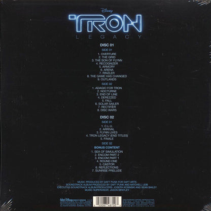 Daft Punk - Tron Legacy: Original Motion Picture Soundtrack (ltd. ed.) (2xLP) (blue/clear vinyl) Vinyl Record