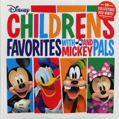 Mickey Mouse, Goofy, Donald Duck, Etc. - Disney Childrens Favorites With Mickey And Pals (red vinyl) Vinyl Record