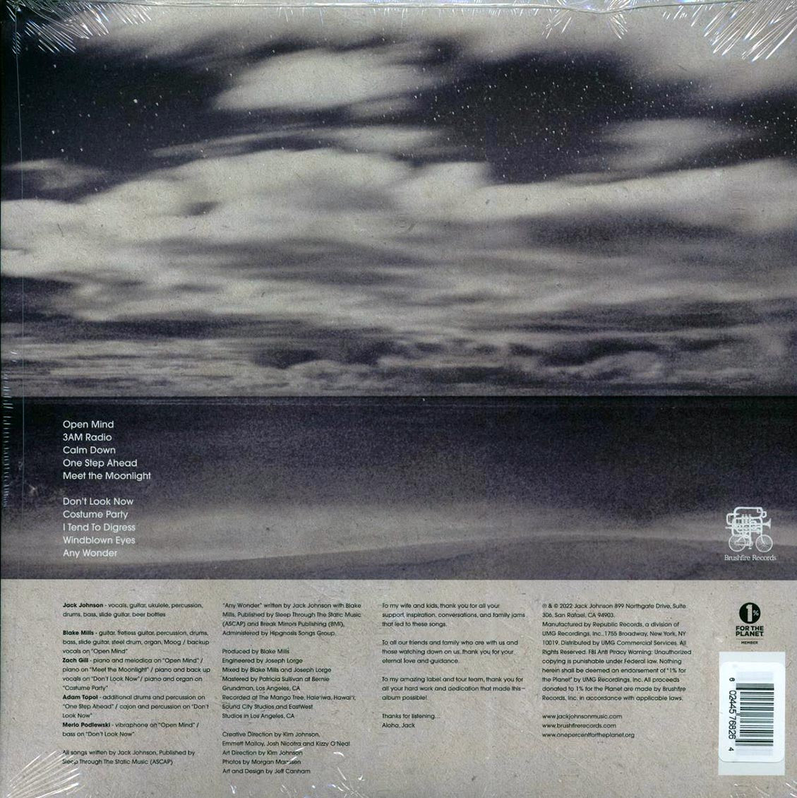 Jack Johnson - Meet The Moonlight (ltd. ed.) (180g) (silver vinyl) Vinyl Record