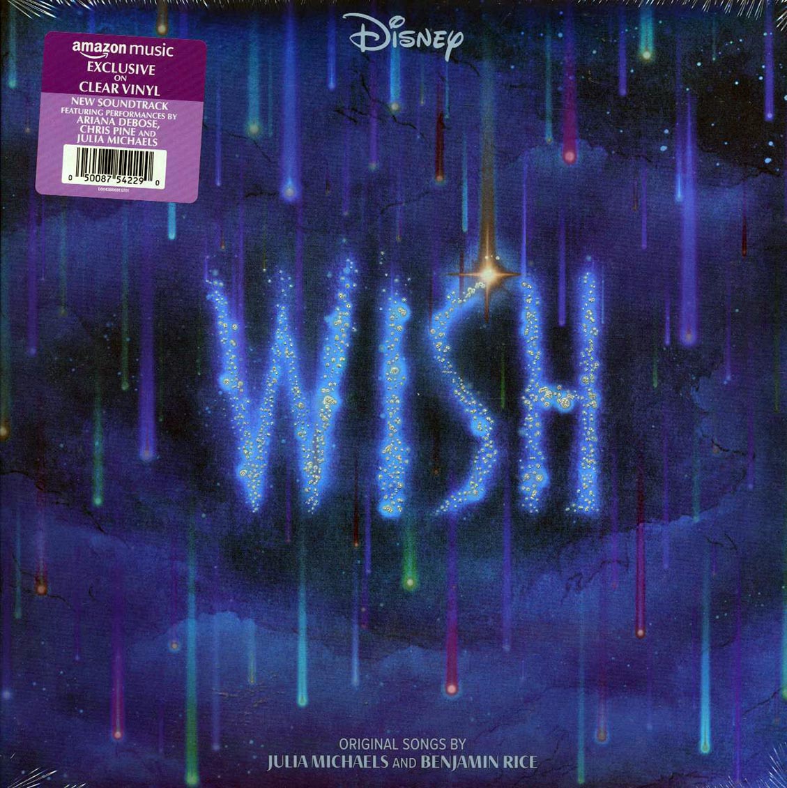 Ariana Debose, Chris Pine, Angelique Cabral, Julia Michaels - Wish: Original Motion Picture Soundtrack (clear vinyl) Vinyl Record