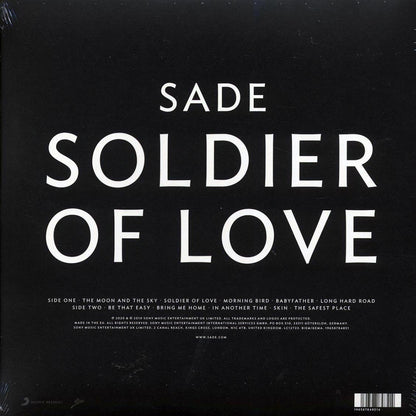 Sade - Soldier Of Love (180g) (remastered) Vinyl Record