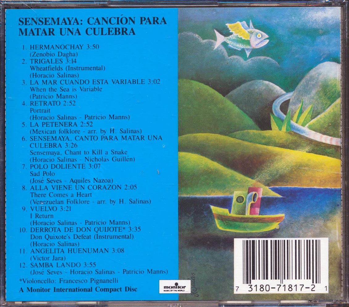 Inti Illimani - Inti Illimani: Cancion Para Matar Una Culebra Music CD