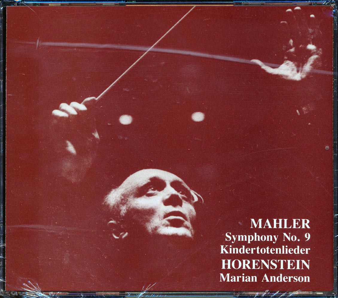 Mahler, Horenstein, Marian Anderson - Symphony No. 9 Kindertotenlieder (Japan) (2xCD) Music CD