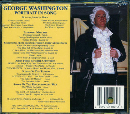 Douglas Jimerson - George Washington: Portrait In Song Music CD