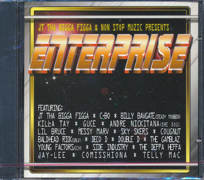 JT The Bigga Figga, Messy Marv, Baldhead Rick, Etc. - JT The Bigga Figga & Non Stop Muzic Presents Enterprise Music CD