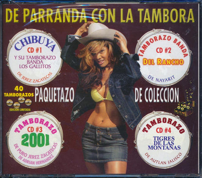 Various - De Parranda Con La Tambora: Paquetazo De Coleccion (40 tracks) (4xCD) Music CD
