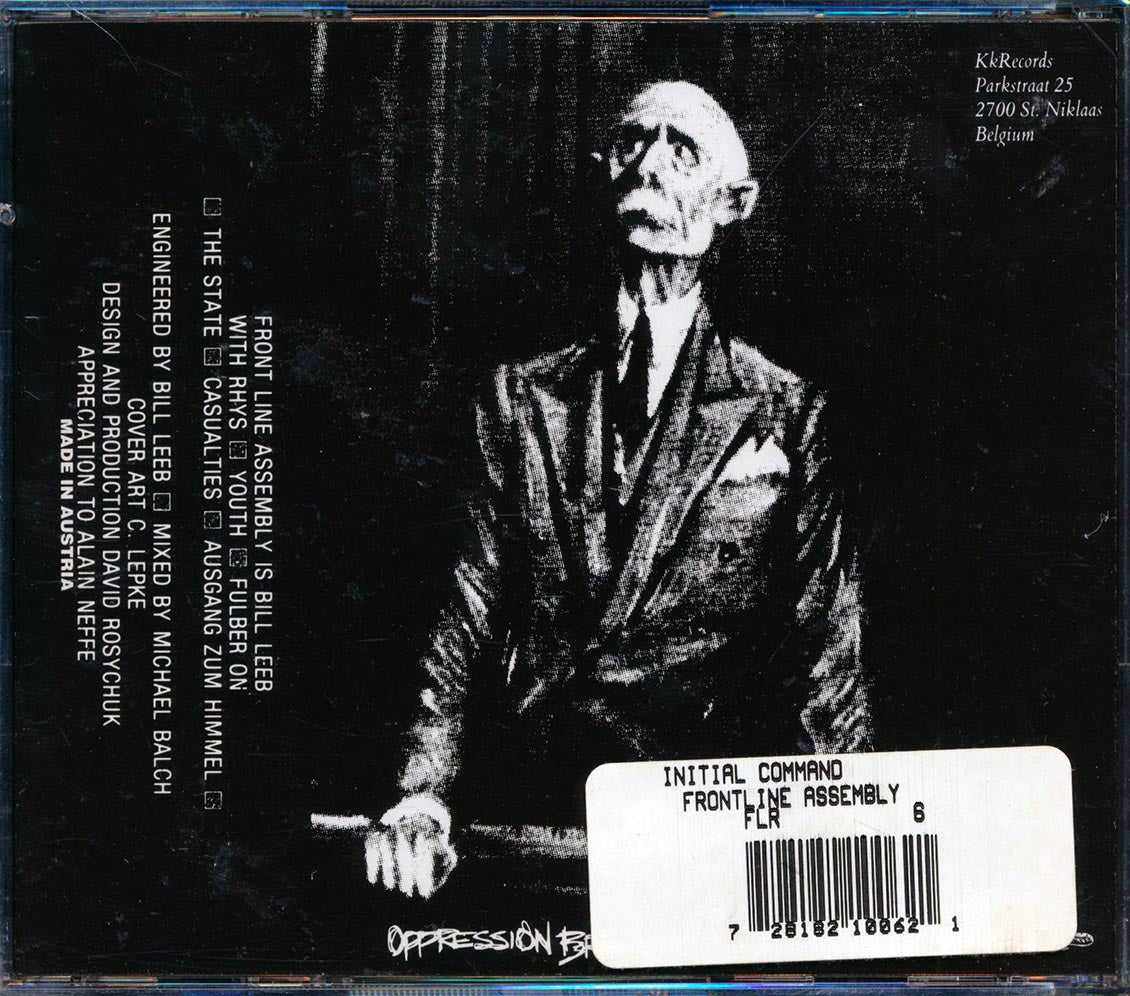Frontline Assembly - The Initial Command Music CD