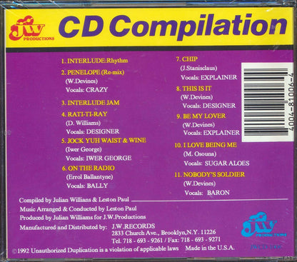 Baron, Explainer, Iwer George, Etc. - JW Records CD Compilation Volume 2 Music CD