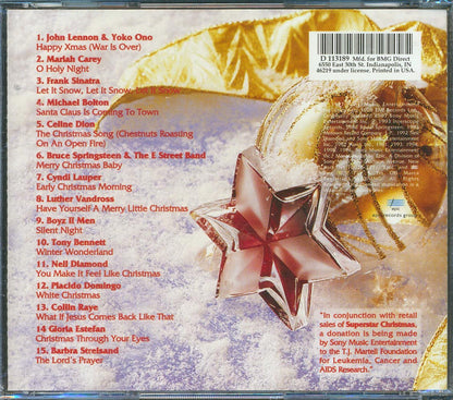 Maria Carey, Celine Dion, Gloria Estefan, John Lennon, Frank Sinatra, Etc. - Superstar Christmas Music CD