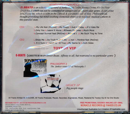 Toyboy VIP - Philosophy 1 Music CD