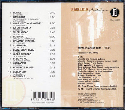 Machito & His Afro-Cubans - Blen, Blen, Blen Music CD