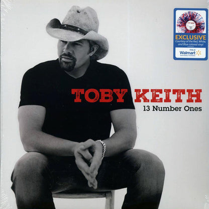 Toby Keith - 13 Number Ones (red/white/blue vinyl) Vinyl Record