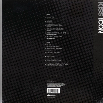 Kiss - Icon (silver/black vinyl) Vinyl Record