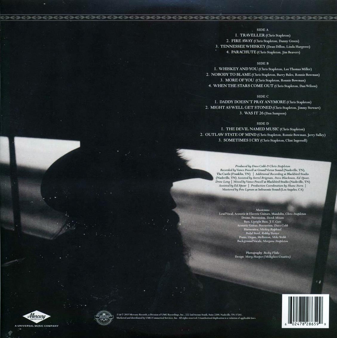 Chris Stapleton - Traveller (2xLP) (cobalt vinyl) Vinyl Record