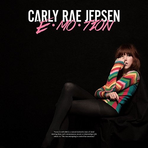 the album cover for Carly Rae Jepsen - Emotion