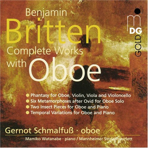 Britten / Schmalfuss / Watanabe - Complete Works For Oboe - Music CD