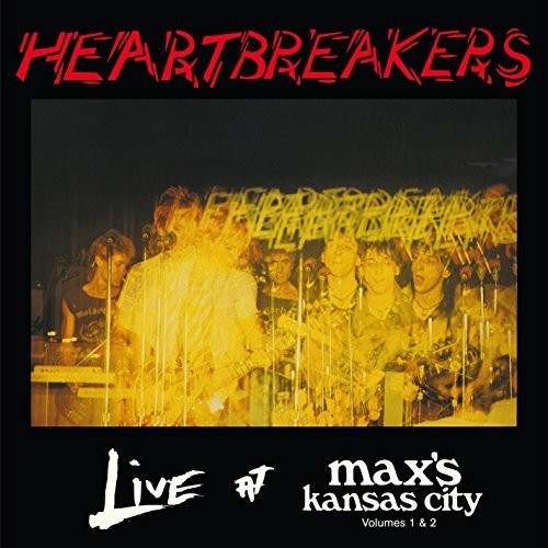 the album cover for The Heartbreakers - Live at Max's Volumes 1 & 2