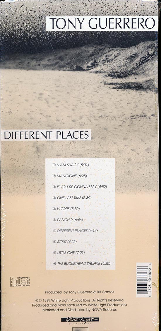 Tony Guerrero - Diffrent Places (orig. longbox packaging) Music CD
