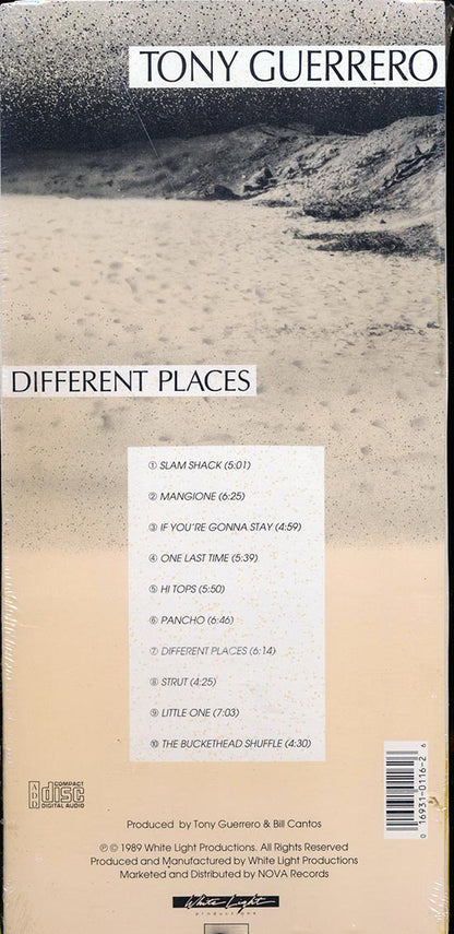 Tony Guerrero - Diffrent Places (orig. longbox packaging) Music CD