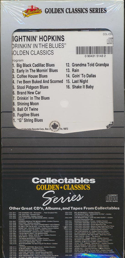 Lightnin' Hopkins - From The Vaults Of Everest Records Part 1: Drinkin' In The Blues (orig. longbox packaging) Music CD