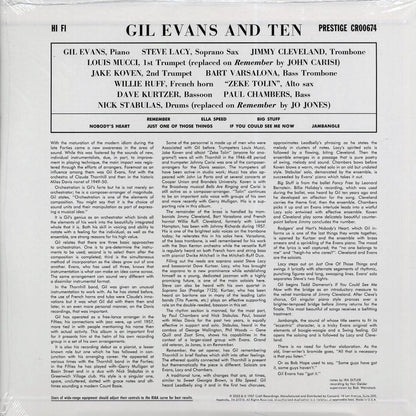 Gil Evans - Gil Evans & Ten (RSD 2023) (180g) (RTI press) Vinyl Record