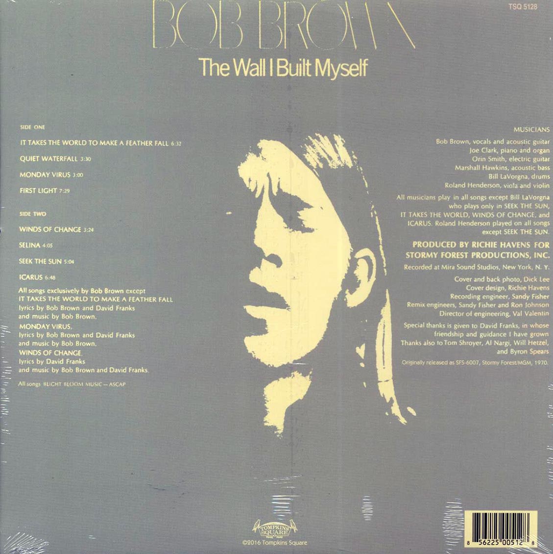 Bob Brown - The Wall I Built Myself (180g) Vinyl Record