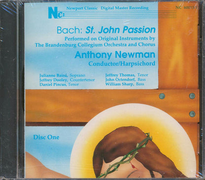 The Brandenburg Collegium Orchestra And Chorus - St. John Passion Part 1 + Part 2 (2xCD) Music CD