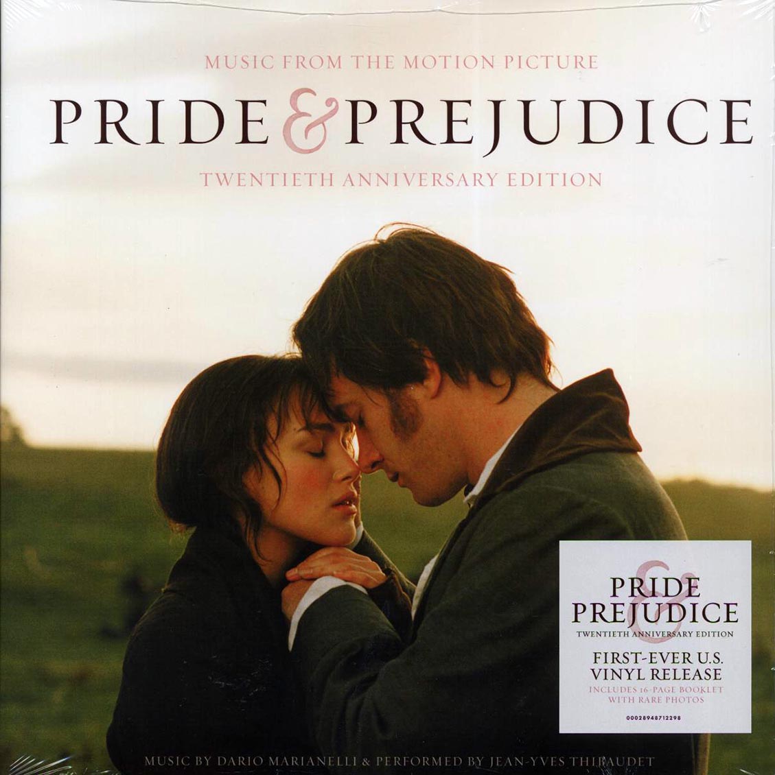 Dario Marianelli, Jean-Yves Thibaudet - Pride & Prejudice: Music From The Motion Picture (Twentieth Anniversary Edition) (ltd. ed.) (pink/baby blue swirl) Vinyl Record