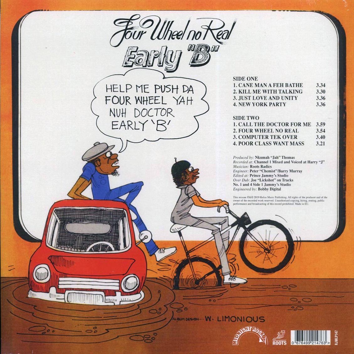 Early B - Four Wheel No Real Vinyl Record