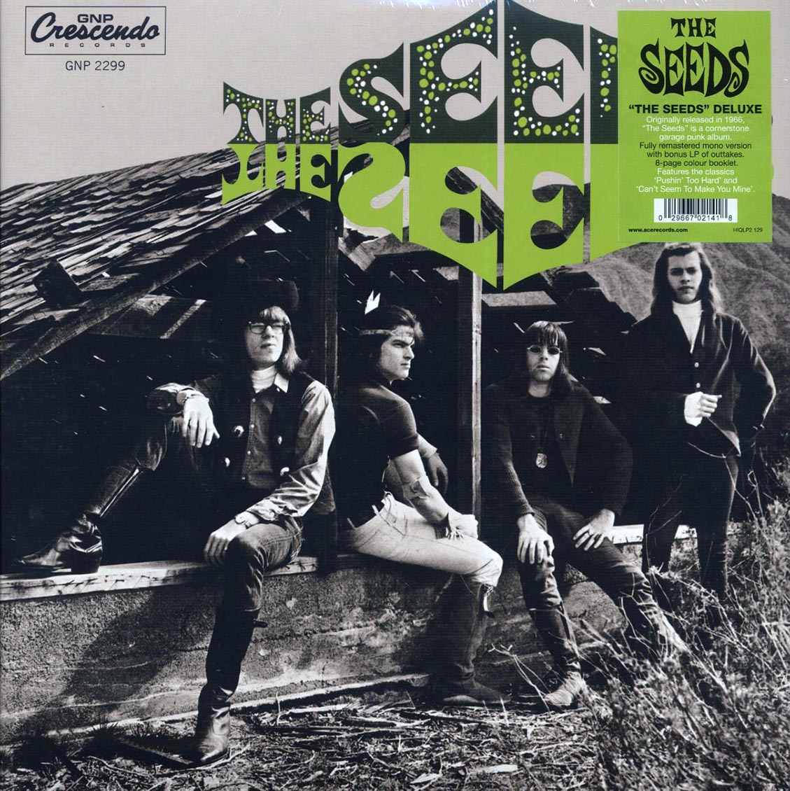 The Seeds - The Seeds (+9 bonus tracks) (mono) (2xLP) (180g) (deluxe edition) Vinyl Record