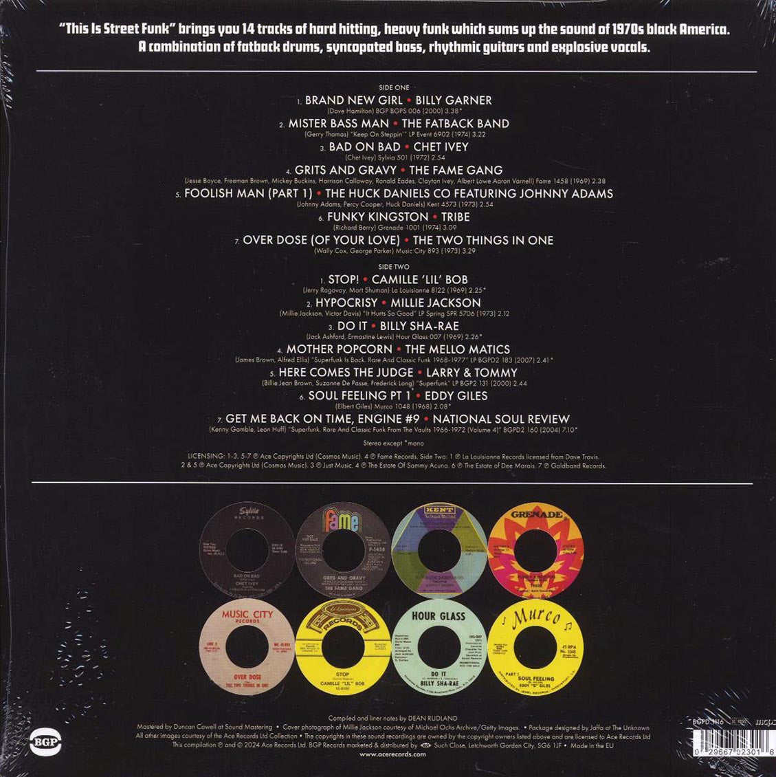 Billy Garner, The Fatback Band, Millie Jackson, Tribe, Etc. - This Is Street Funk 1968-1974 (180g) Vinyl Record