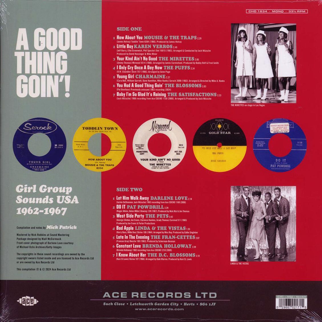 Mousie & The Traps, The Puffs, Darlene Love, The Blossoms, Etc. - A Good Thing Goin'! Girl Group Sounds USA 1962-1967 (180g) Vinyl Record
