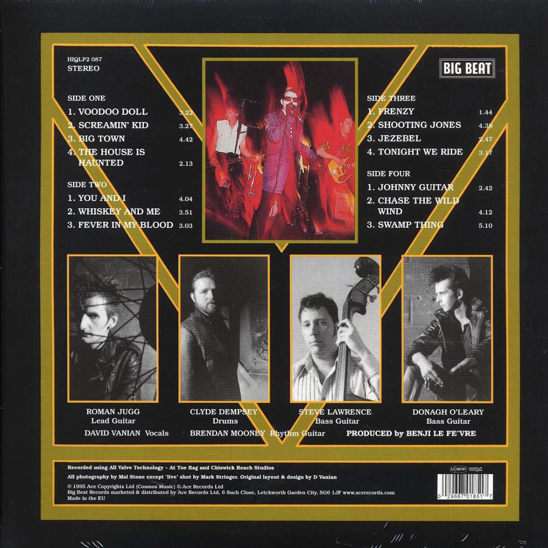 David Vanian And The Phantom Chords - David Vanian And The Phantom Chords (Beat The Devil) (2xLP) Vinyl Record